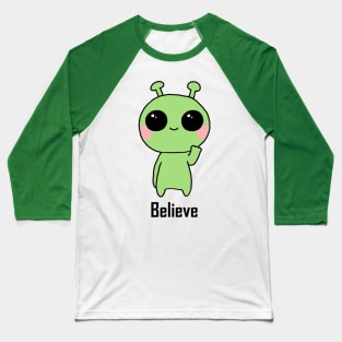 Alien - Believe Baseball T-Shirt